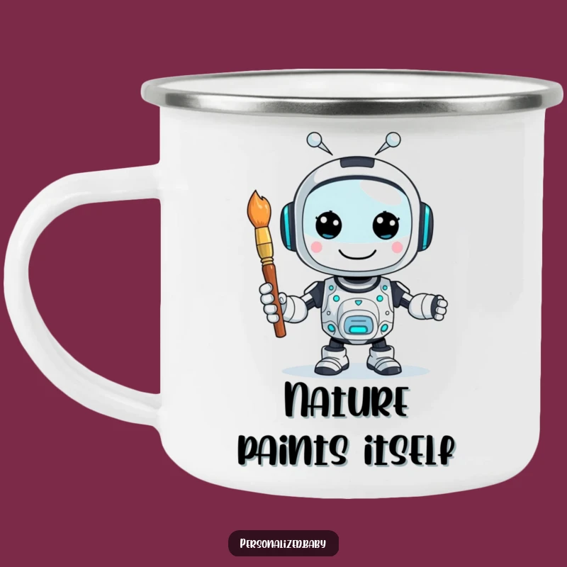 Funny AI Campfire Mug: Sip Your Coffee While Dreaming Up Art