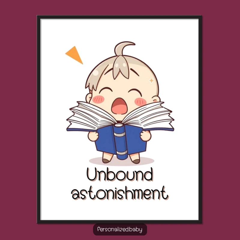 Funny Binder Digital Art Print: Instant Shock and Humor