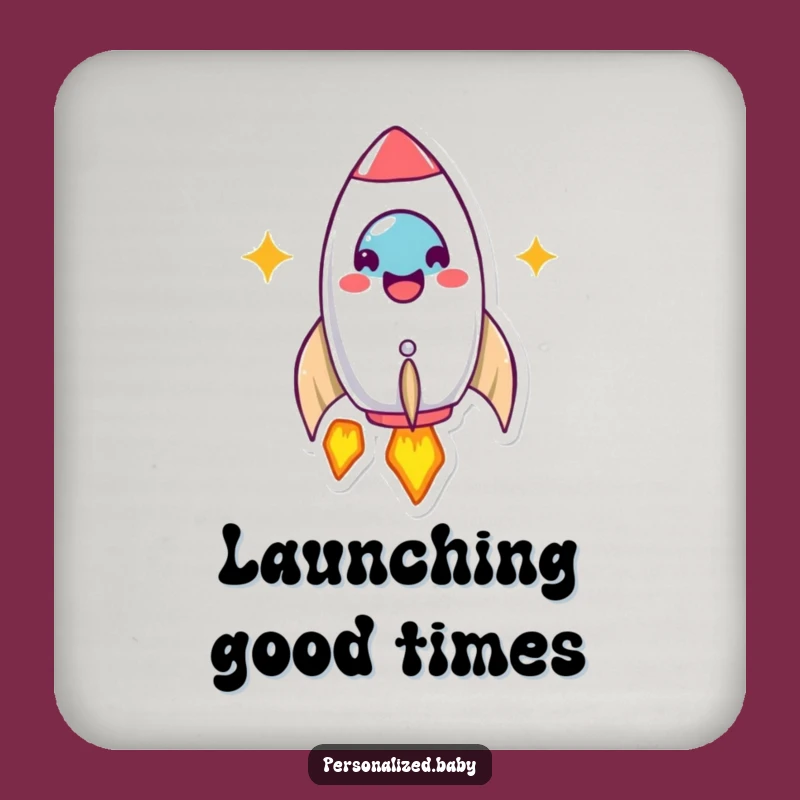 Funny Rocket Ship Launch Coaster for Space Enthusiasts