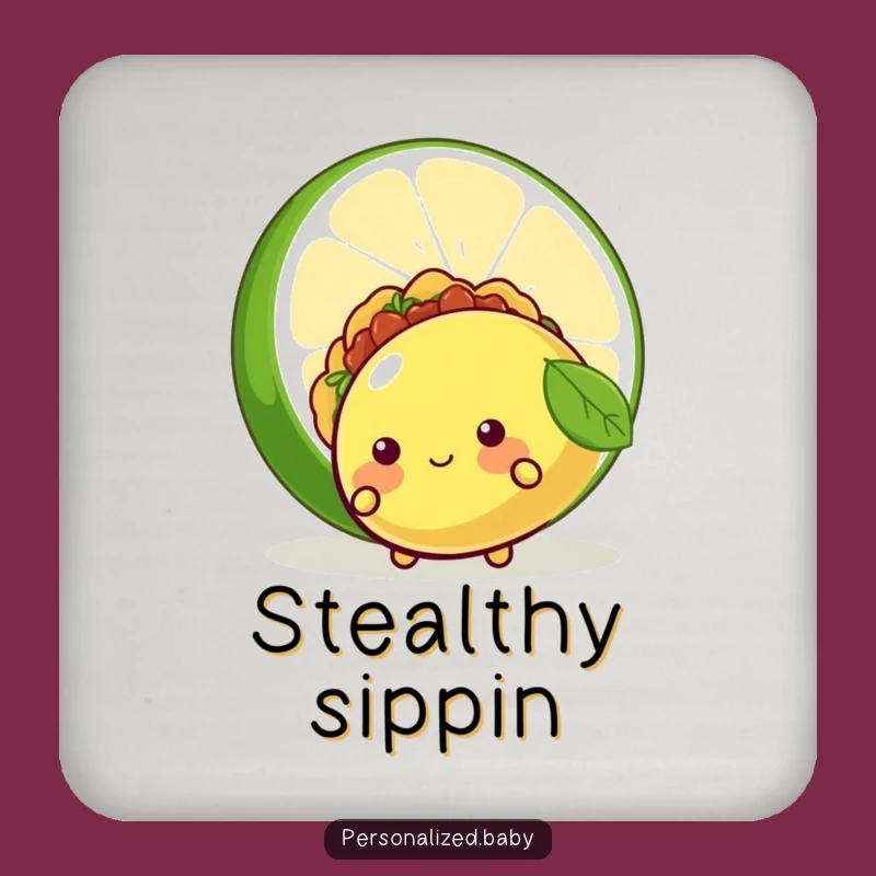 Funny Shy Taco Coaster: Protect Your Table with This Hilarious Taco Accessory