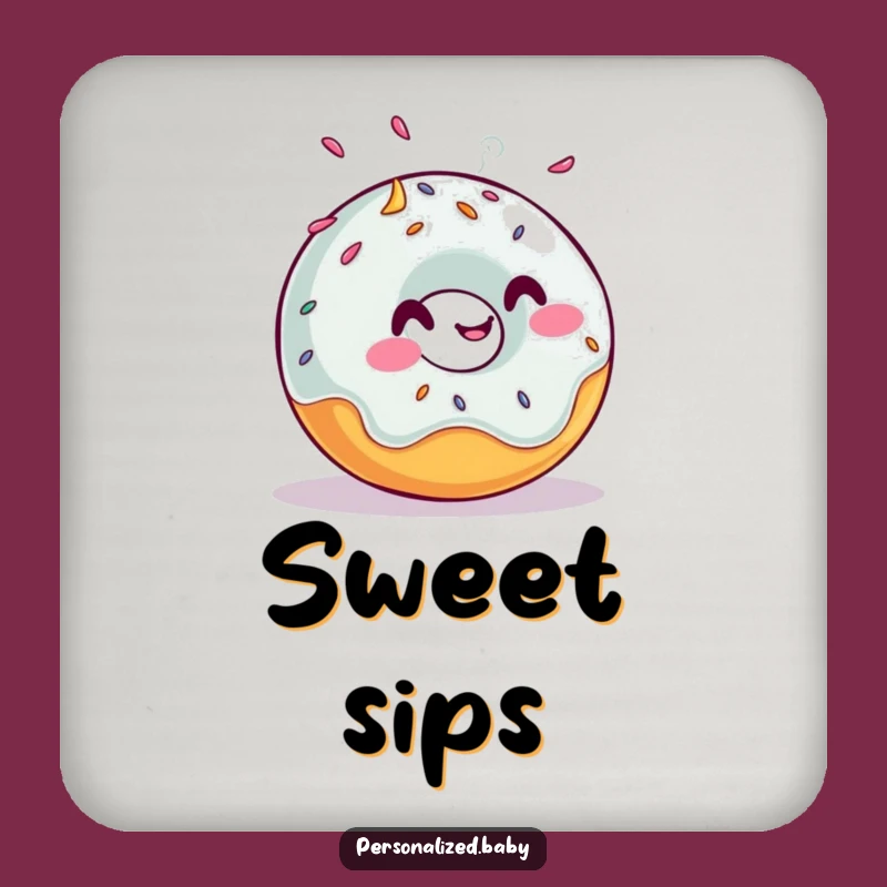 Funny Rolling Donut Coaster: Protect Your Table with This Hilarious Donut Accessory
