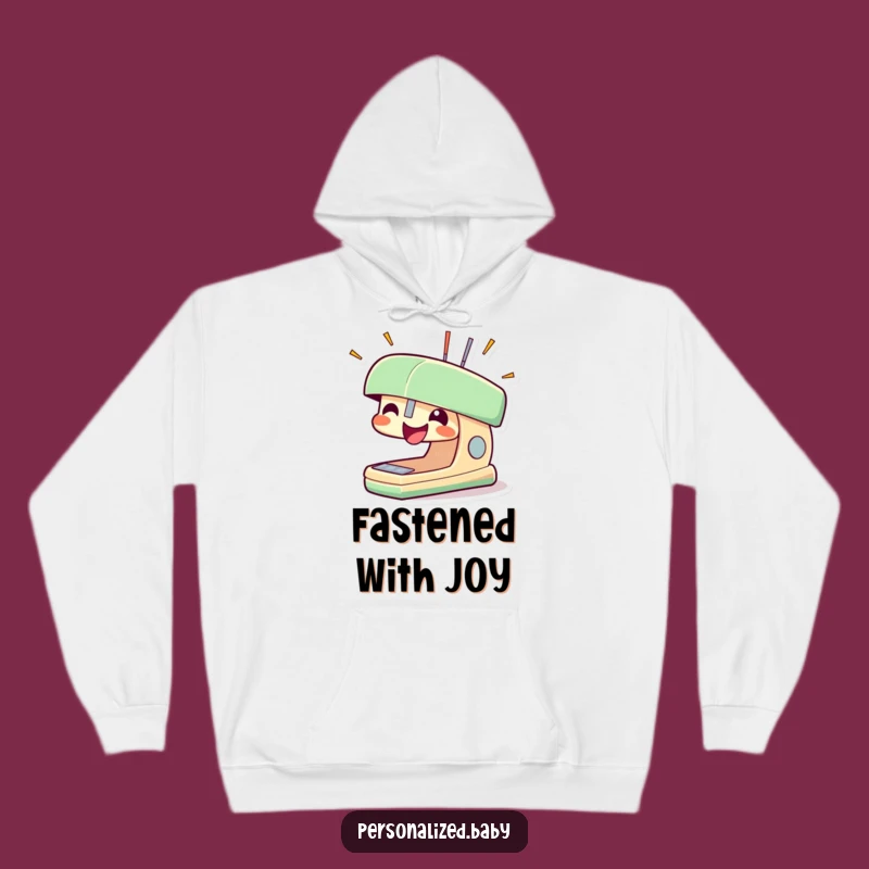 Cozy Funny Stapler Hoodie: Stay Warm with Excited Staples of Humor
