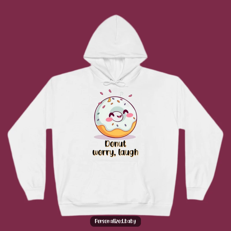 Funny Rolling Donut Hoodie: Stay Cozy and Sweet with This Hilarious Donut Design