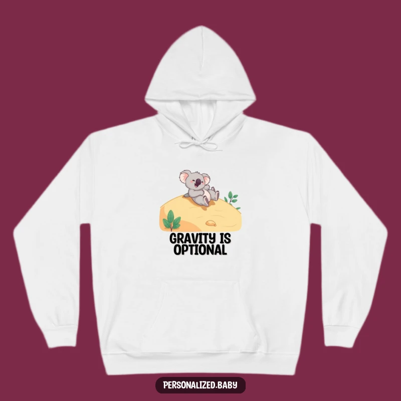 Funny Koala Hillside Hoodie: Cozy Fun & Playful Vibes, Perfect Funny Gift!
