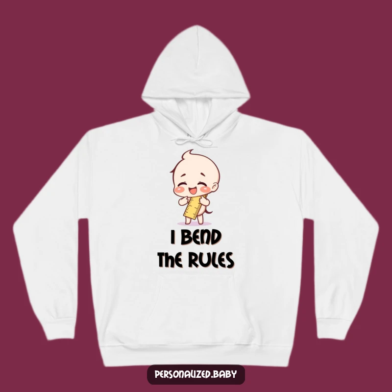Funny Giggling Ruler Bend Hoodie: Cozy Up with Hilarious Comfort