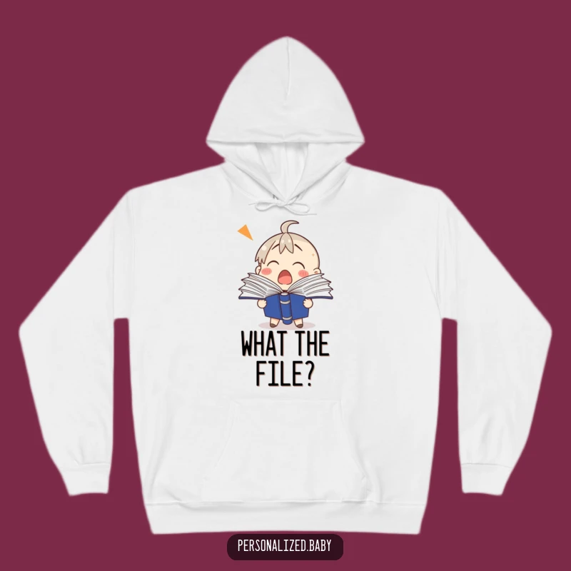 Cozy Funny Binder Hoodie: Stay Warm with Shocked Pages of Humor