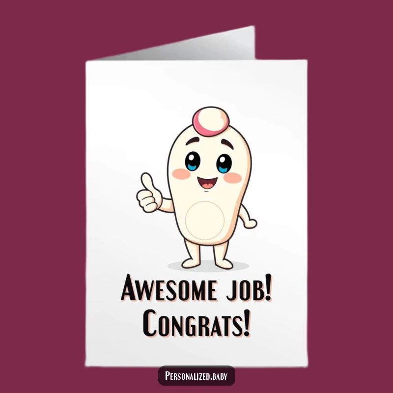 Free Printable Congrats Card Avatar: Funny Thumbs Up, Perfect Downloadable Gift
