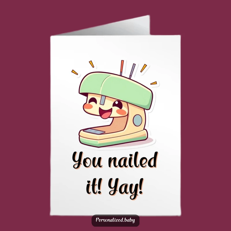 Free Printable Excited Stapler Card: Joyful Downloadable for Big Wins