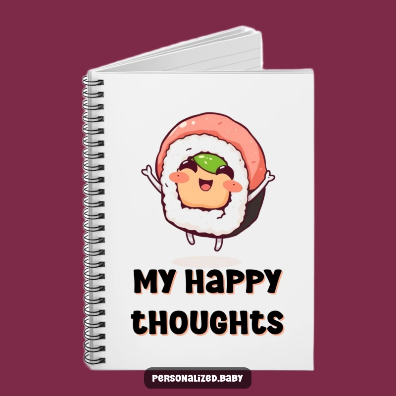 Funny Dancing Sushi Notebook: Jot Down Ideas with This Hilarious Sushi Journal