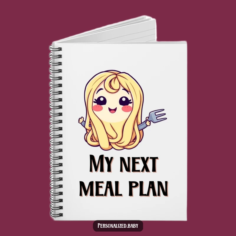 Funny Noodle Notebook: Spaghetti Character Art, Excellent Funny Gift Journal