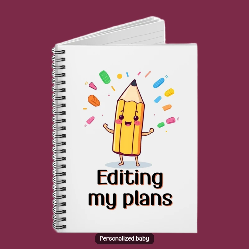 Funny Pencil Juggling Eraser Marks Notebook: Capture Ideas with Creative Flair