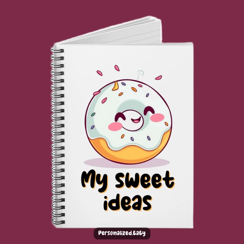 Funny Rolling Donut Notebook: Jot Down Ideas with This Hilarious Donut Journal