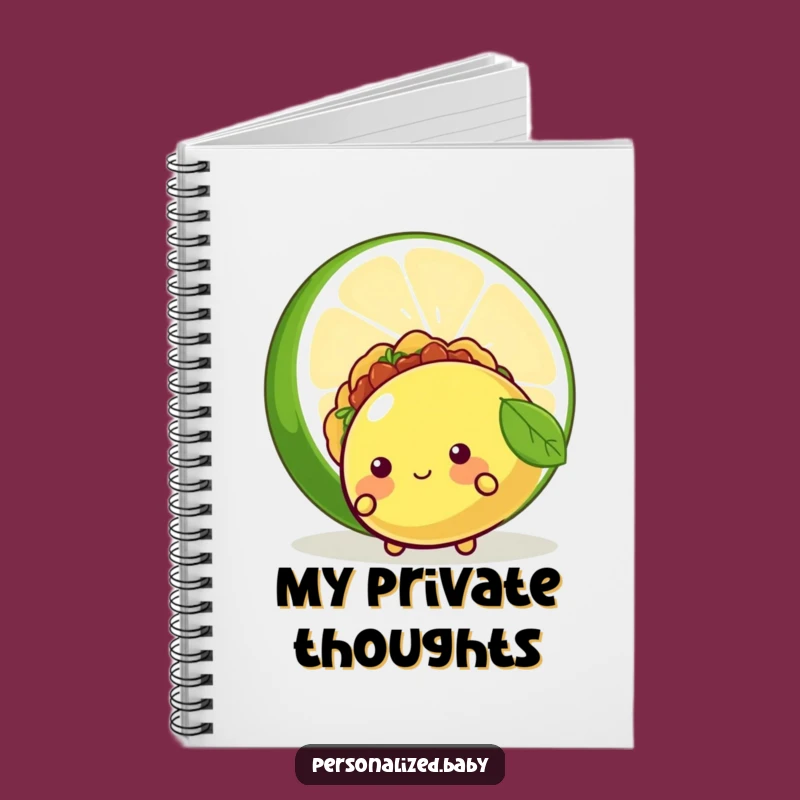 Funny Shy Taco Notebook: Your Secret Keeper with a Hilarious Taco Twist