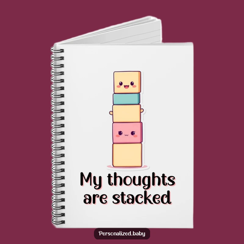Funny Stacking Blocks Notebook: Hilarious Journal for Your Thoughts and Ideas