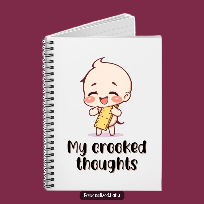 Funny Giggling Ruler Bend Notebook: Jot Down Jokes with Precision