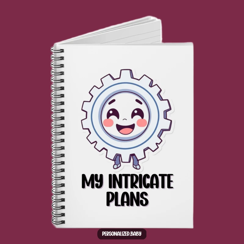 Funny Spinning Gear Notebook for Automation Ideas