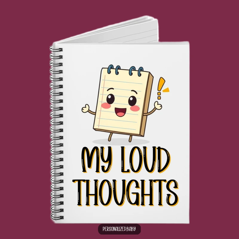 Funny Rolling Notepad Exclamation Notebook: Capture Ideas with Energy