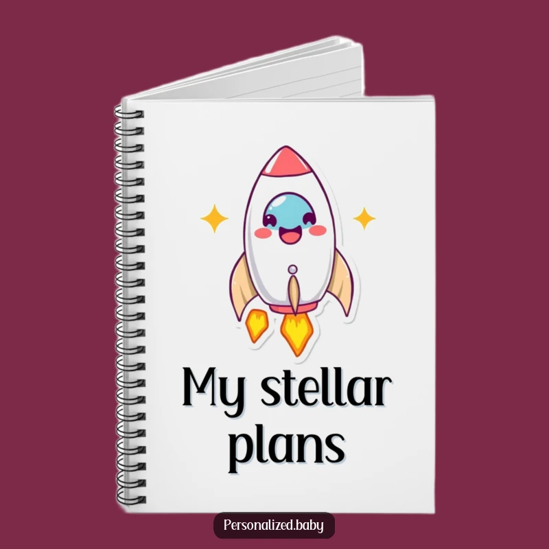 Funny Rocket Ship Launch Notebook for Big Ideas