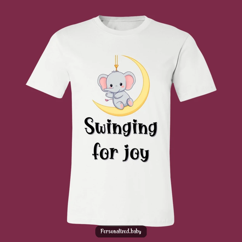 Funny Elephant Moon T-Shirt: Dream Big with Celestial Fun