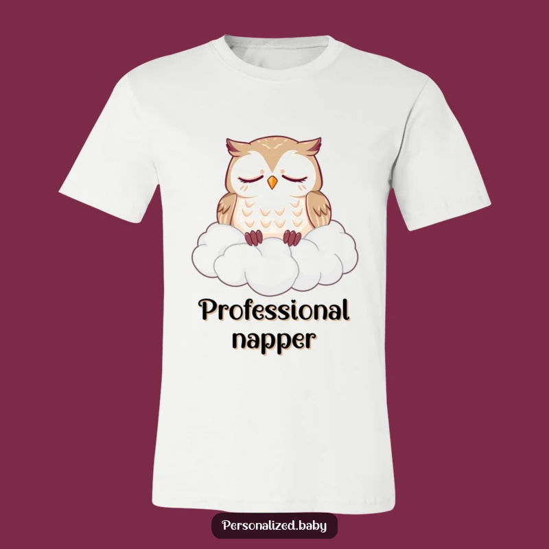 Funny Owl Cloud T-Shirt: Sleepy Vibes and Cozy Style